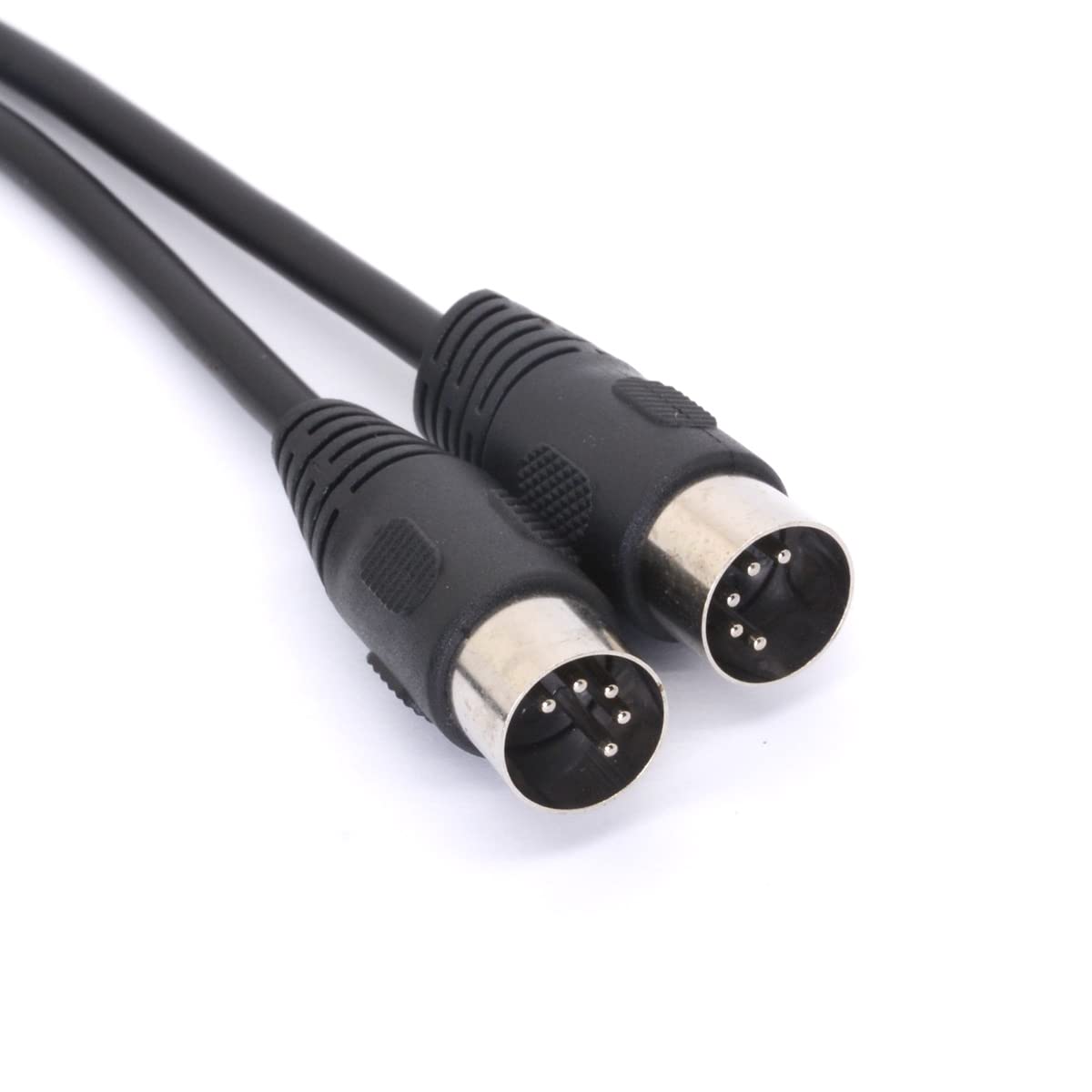 Cavo MIDI DIN 5 Pin - Per Tastiere, Controller E Strumenti Musicali, 1 Metro Nero