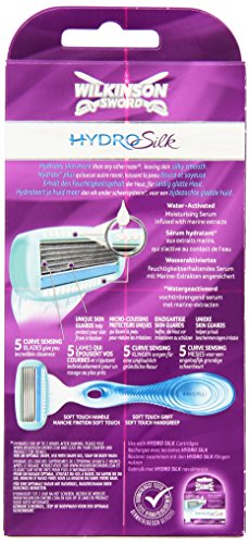 Wilkinson Sword Hydro Silk Damen Rasierer, mit 1 Klinge und Halterung, 1 St - Image 3