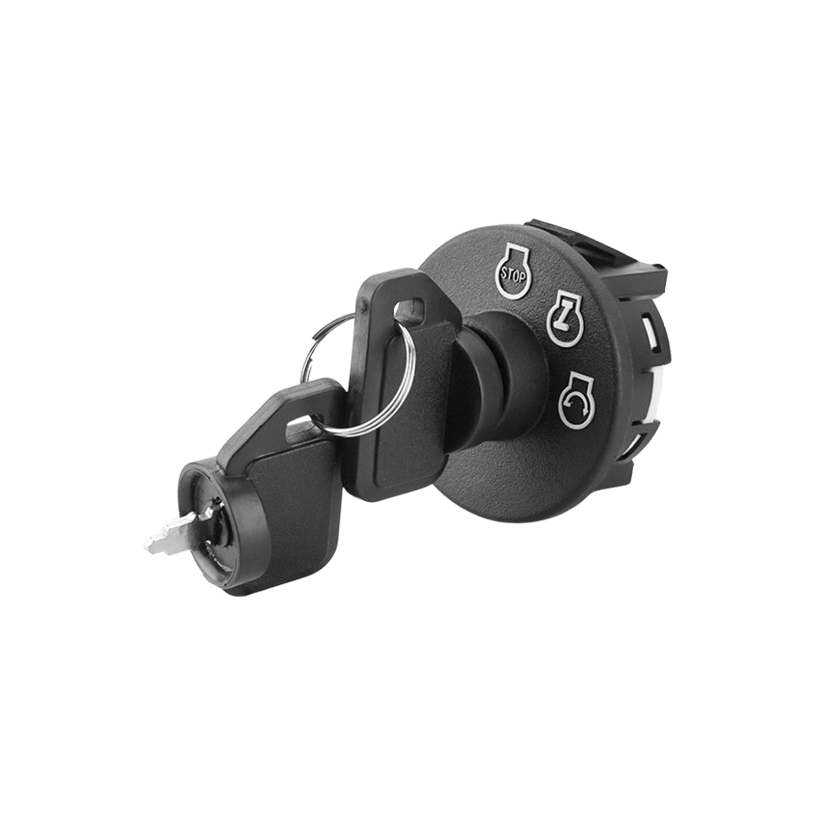 WMPHE Starter Ignition Switch with 2 Keys Compatible with Kubota Z121 Z122 Z125 Z411 Z421 Z723 Z724 Z725 Z726 ZG123 ZG124 ZG127 Replacement for K3011-