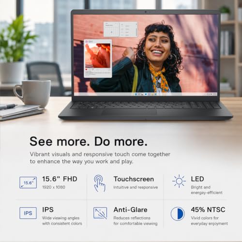 Image of Dell Inspiron 15, 15.6 inch Touchscreen, Intel i5-1334U, 16GB RAM, 1TB SSD