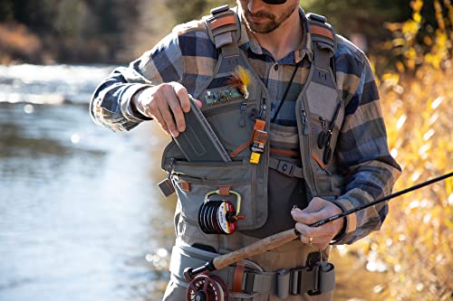 fishpond Flint Hills Men's Fly Fishing Vest - Gravel | Fishing Vests for Men2