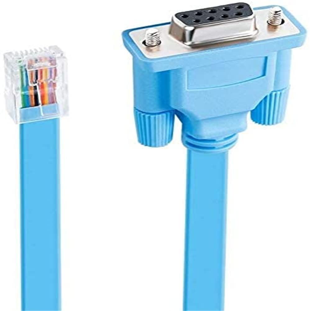 fdealz® [ 1 Piece ] RJ45 to RS232 COM Port Serial DB9 Female Console Cable 1.5 Meter Ethernet Cable ( Cisco Console Cable ) (B0B7NY3MVY) Amazon Price History, Amazon Price Tracker