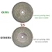 5Pcs Cutting Wheels Cutting Discs 35mm for Tungsten Electrode Sharpener Tig Welding Full Sand Diamond Wheels Compatible with Dremel Rotary Tools w/ 2x 35mm CNC Connecting Rods