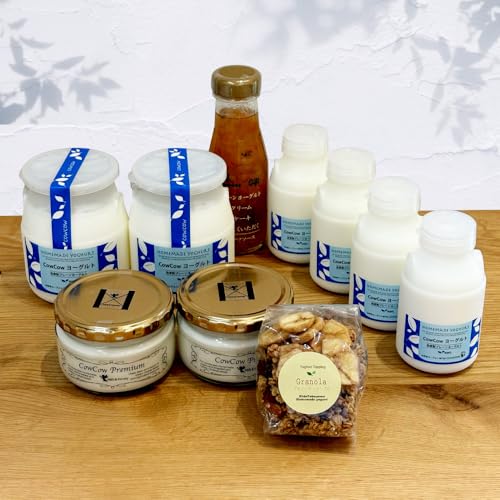 CowCowファミリーセット|菓子 ヨーグルト デザート ミルク 朝食 乳飲料 セット グラノーラ GOODPLUS(グッドプラス)