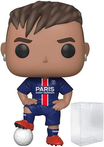 POP! Sports Soccer Paris Saint Germain, Neymar JR #20 Figura de acción (incluye protector de caja pop para proteger la caja de exhibición)