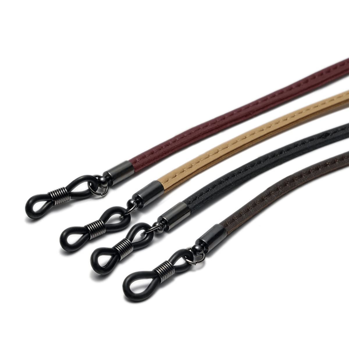 Leder-Sonnenbrillen-Lanyard-Bügel-Halskette Brillen-Brillen-Ketten-Schnur-Lesebrillen-Bügel-Hals-Schnur-Halterung (Color : Red, Size : One Size)