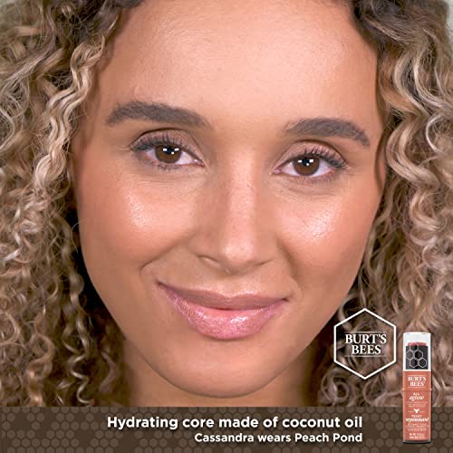 Burts Bees 100% Natural All Aglow Lip & Cheek Stick, Peach Pond - 1 Tube - image 4