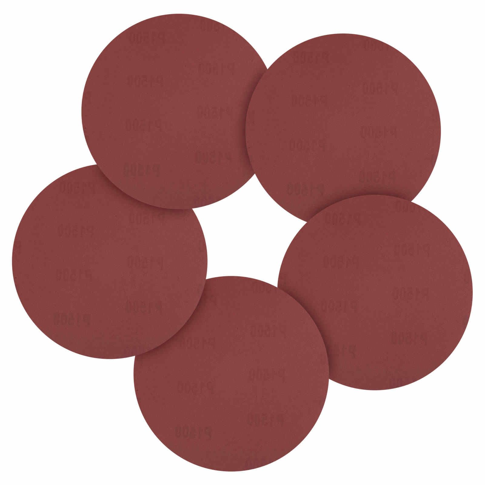 CoCud 30Pcs 203mm Sanding Disc 1500Grit Hook and Loop Sandpaper Red