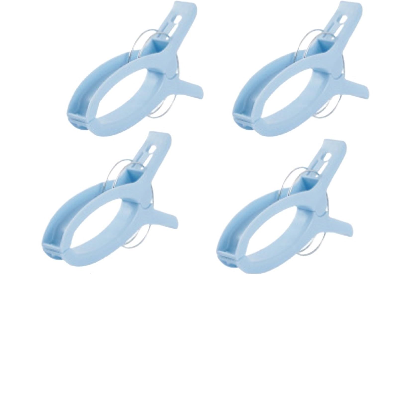 100/400Pcs Plastic Clothespins Clips Reusable Fixed Laundry Sunbed Lounger Clothes Pegs Home Bathroom Organization for Washing Line(Blue,400pcs)