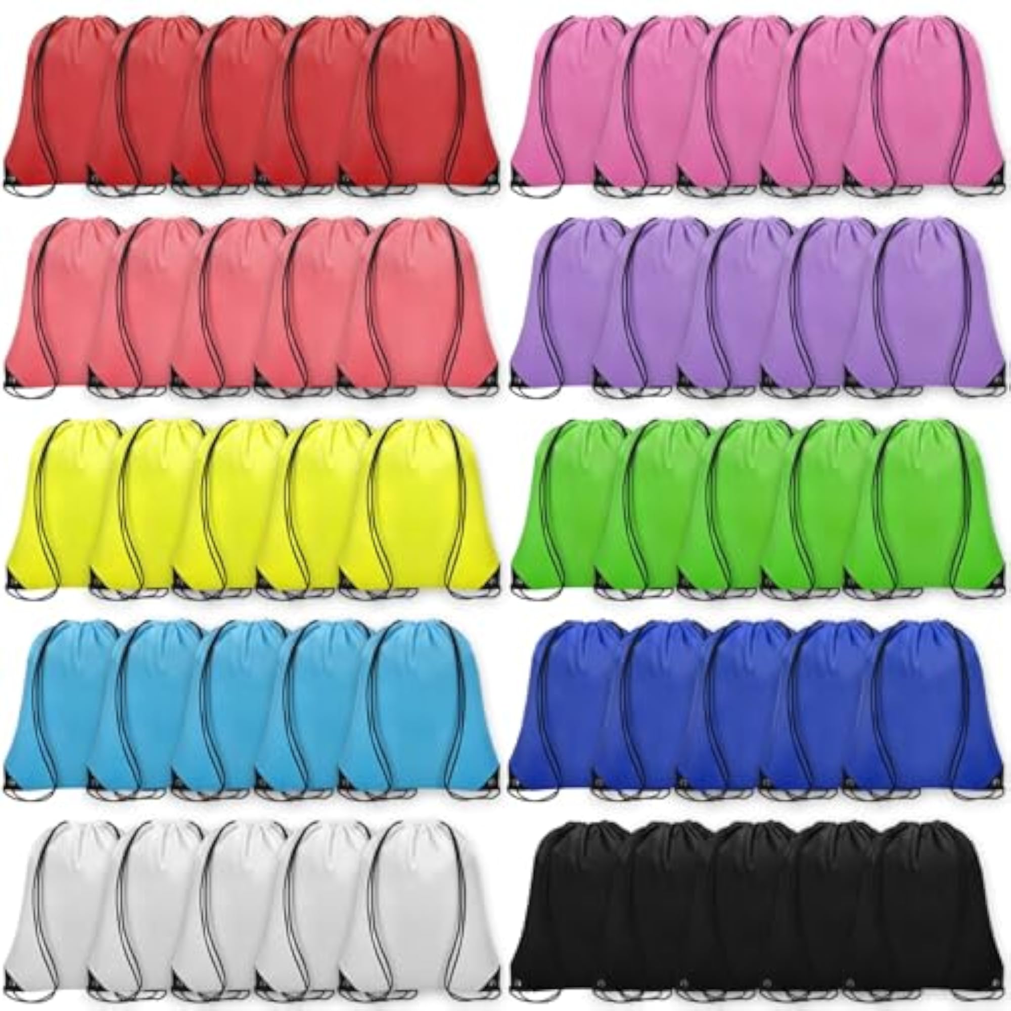 Drawstring Backpack Bulk Cinch Sackpack Nylon