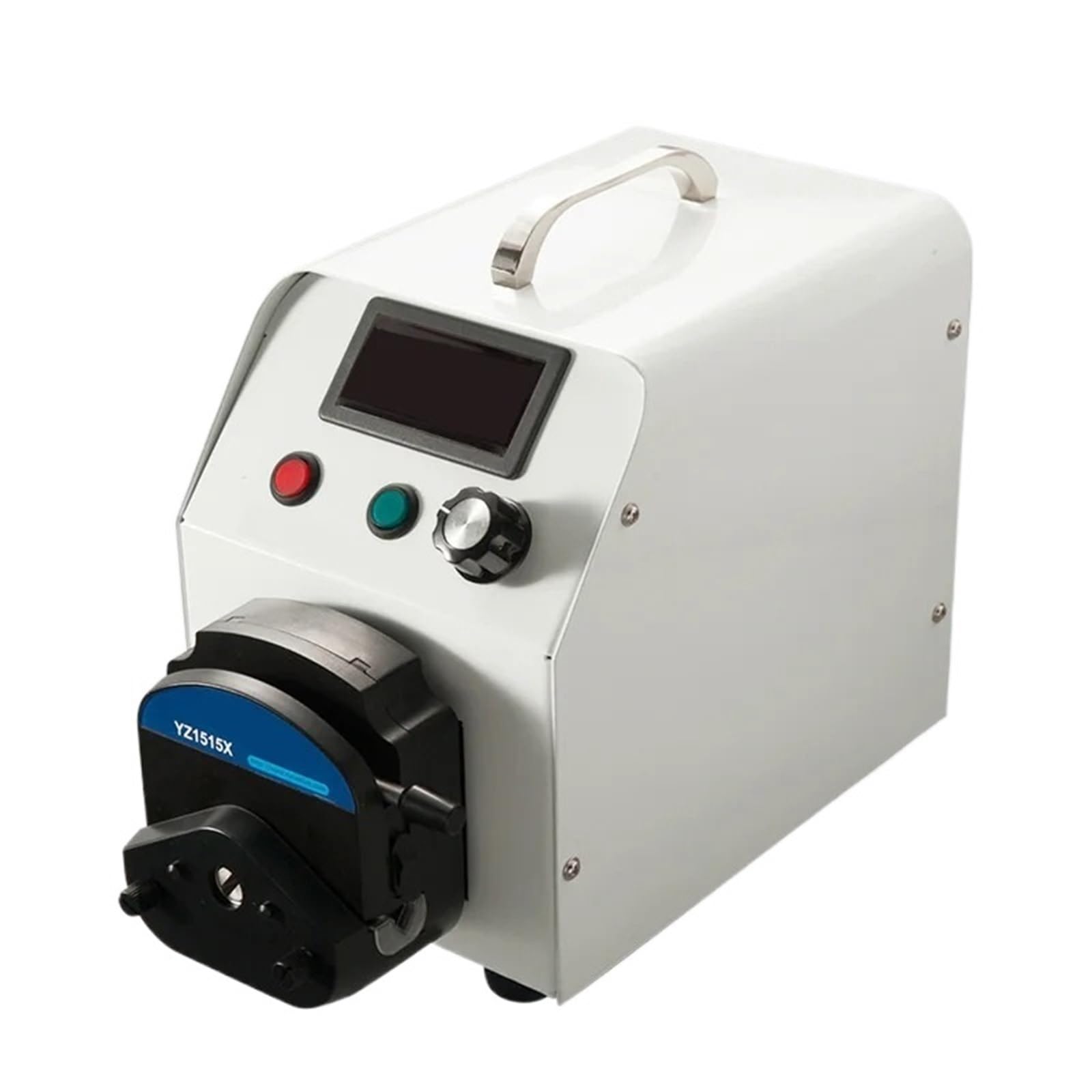 Bomba peristáltica dosificadora de cloro ajustable Análisis de laboratorio Dosificación química Motor paso a paso Impulsado Tubería fácil de alta precisión(YZ25 3 roller white)