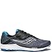 Saucony Men's Ride 10 Running Shoe, Grey/Black/Blue, 11 Medium US