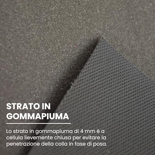 Ciel de toit voiture décollé ? Solution kit tissu gris et colle thermique - 3