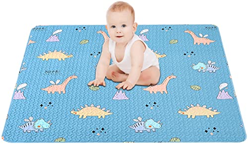 Image of 50x50 Play Mat for Playpen Foldable Playpen Mat for LIAMST and TODALE Baby Playpen, Non Slip Washable Baby Play Mats for Floor, Portable Travel Baby Crawling Mats for Toddlers and Infants