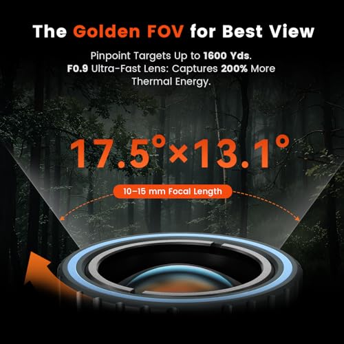 TNV30i Thermal Monocular for USB-C iPhone, iPad & Android, Night Vision Thermal Imaging Camera, 512×384 Super-Resolution 50Hz 20mK 1600-Yard Thermal Infrared Camera for Hunting, Building Detection by MiLESEEY - Image 5