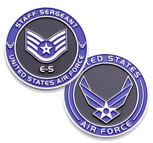 Pièce de défi E5 USAF de sergent d'état-major de l'armée de l'air