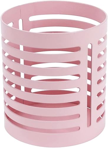 STOBOK Soporte de bolígrafo de metal para escritorio soporte para marcador de tazas soporte para brochas de maquillaje organizador de escritorio