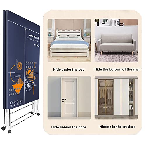 Secador De Roupas,Máquina De Secar Roupa Portátil De 1500W,Rack De Secagem Dobrável De 2 Camadas Com