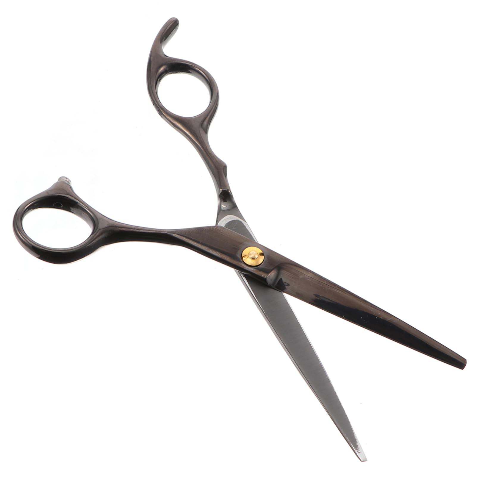 Healeved Professional Barber Hairdressing Scissor for Men and Women Ergonomic Handle Flat Cutting Edge Versatile Use for Home Haircuts and Styling
