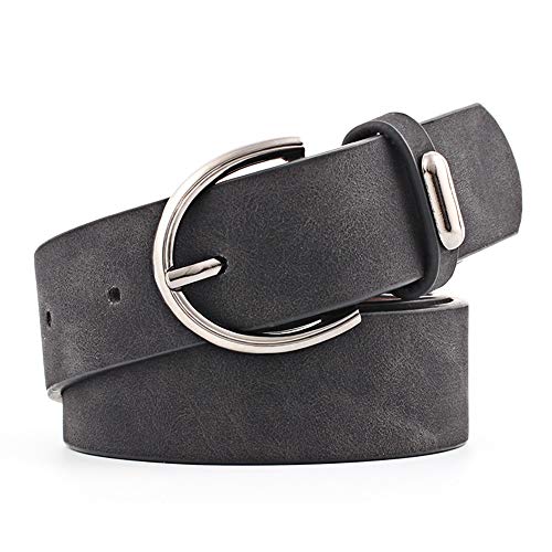 Women Fashion PU Leather Dress & Jeans Waist Belt for Girls and Ladies Classic Buckle