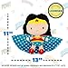 Kids Preferred DC Comics Wonder Woman Soft Huggable Stuffed Animal Cute Plush Toy for Toddler Boys and Girls, Gift for Kids, 11.5 inches