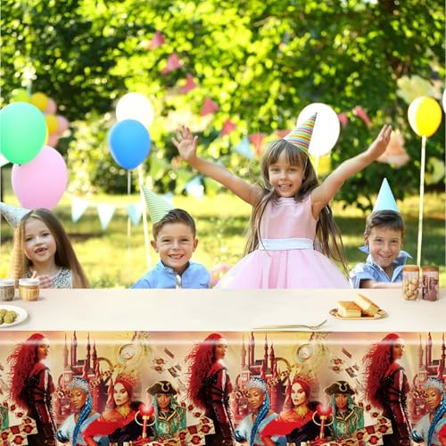 Omto SDD221 2Pcs Descendant Tablecloth Disposable Tablecover Birthday Party Supplies And Decorations thumb #3
