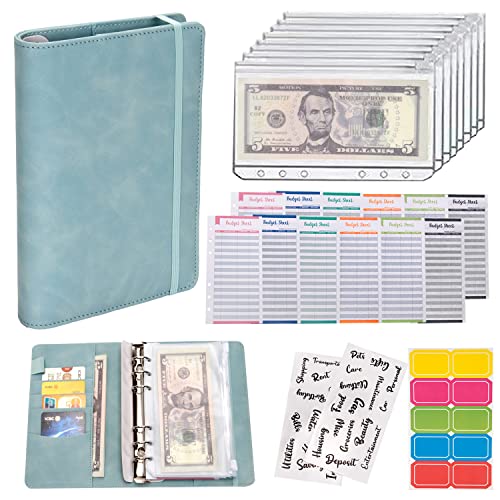 NICOOTH Budget Binder A6 Geldsparordner Set