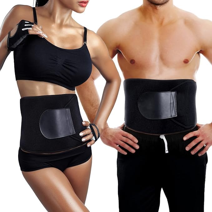 Fat Burner Tummy Shaper for Women & Men Sweat Slim Belt Tummy Belt Shapewear for Belly. Body Shaper Belt for Stomach Fitness Belt for Exercise & Workout- Large-Extra Large Black (B0CY2NKBW9) Amazon Price History, Amazon Price Tracker