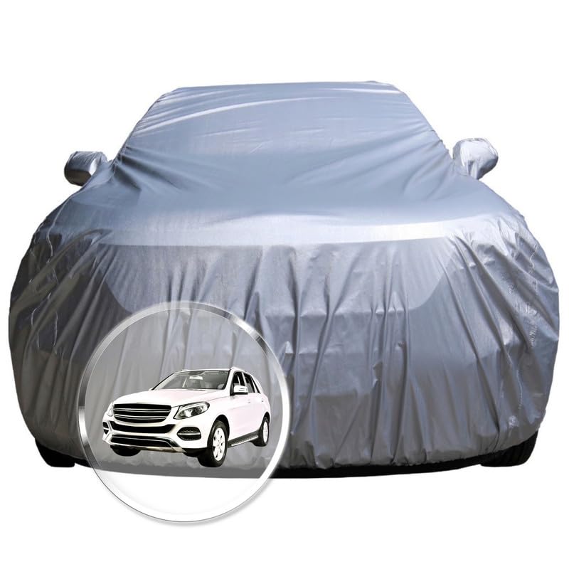 Image of NEODRIFT 'CrystalTech' Car Cover for Mercedes GLS-GLE-250 (100% Water-Resistant, All Weather Protection, Tailored Fit, Multi-Layered & Breathable Fabric) (Colour: Crystal Silver)