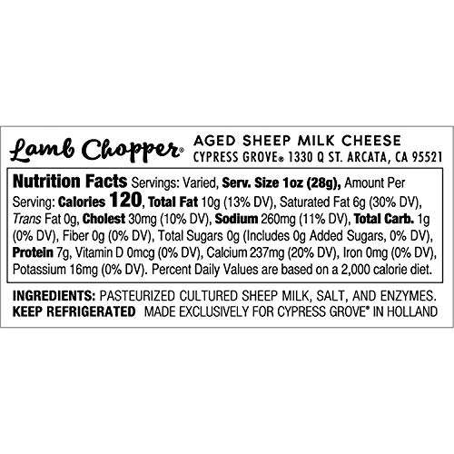 Cypress Grove 98119 Lamb Chopper Aged Gouda Style Sheep Milk Cheese thumb #4