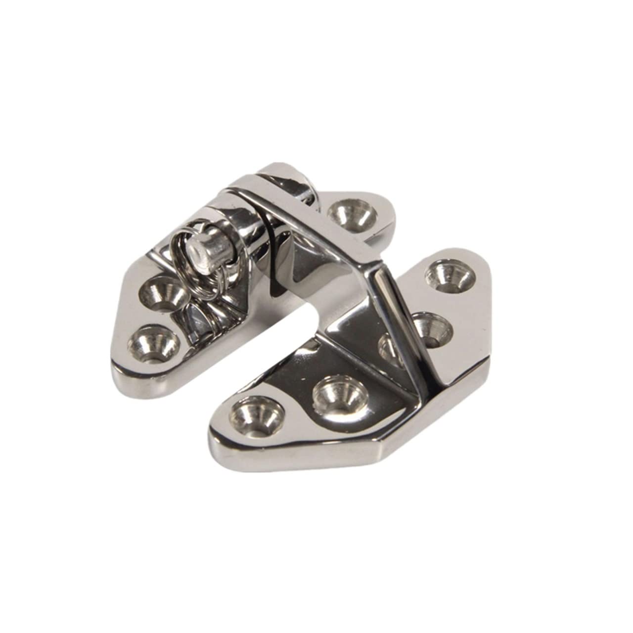 Seveqis Silver 66 * 71 * 6Mm 316 Stainless Steel Ship Yacht Accessories Marine Hardware Marine Hinge Hinge Butterfly Hinge