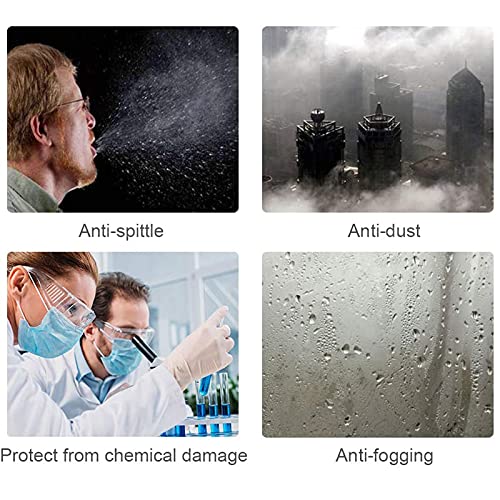 Silent-Qiaoyou 5 Stück Schutzbrille,Schutzbrille Arbeitsschutzbrille Schutzbrille Brillenträger Lndustriebrille Augenschutz Schutzbrille Arbeitsschutzbrille für Brillenträger – Bild 6