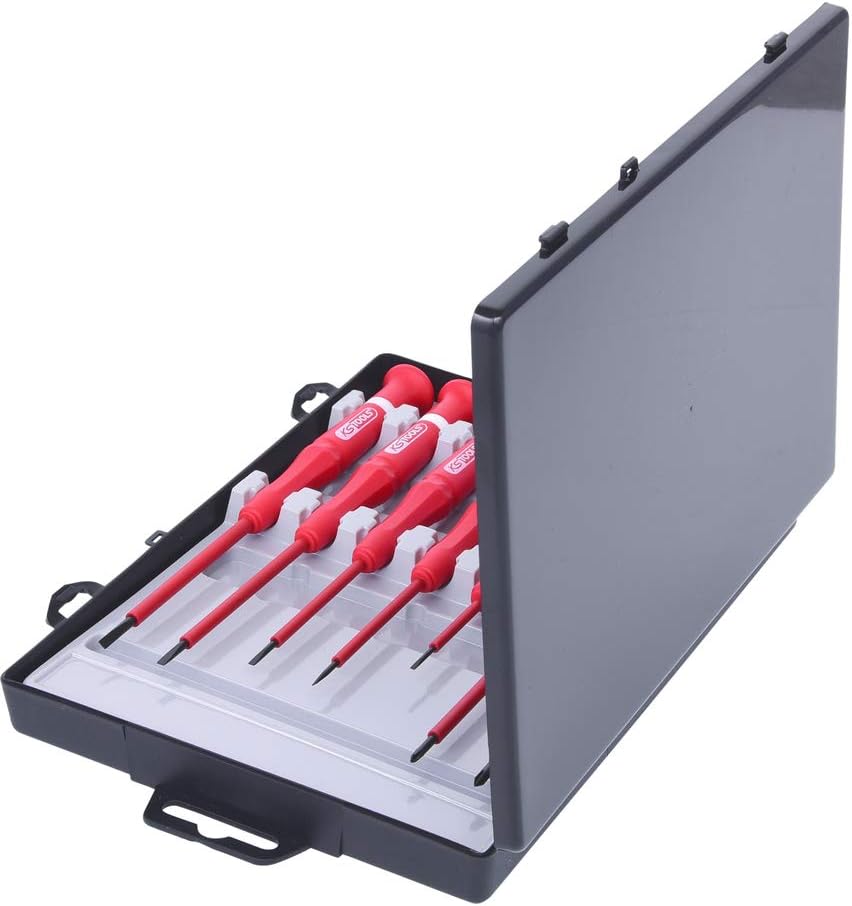 Insulated precision screwdriver set, 7 pcs