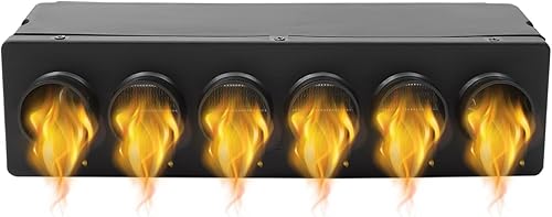 Vista 29 de Unidad de ensamblaje de evaporador de aire acondicionado y kit de calentador, 880 pies/min 137 BTU 3 velocidades AC 12 V evaporador eléctrico debajo