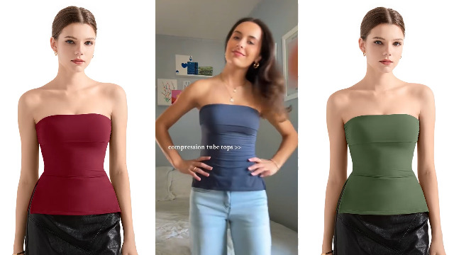 トップス tope tubetop EFAN Womens Tube Tops Summer Sweater Twist Knot Front Knit