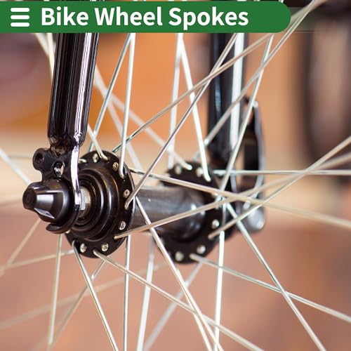 Motoforti Raios de bicicleta universais Raios de roda de bicicleta 14G 280 mm comprimento aço carbon
