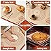 Silicone Baking Pastry Dough Mat - 28x20Inch Extra Large Cookie Bread Rolling Mats Sheet, Nonstick Kitchen Counter Kneading Board, Thick Reusable Pie Cookies Pizza Fondant Making Matt with Measurement