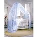 Sealike Cute Baby Mosquito Net Nursery Toddler Bed Crib Canopy Netting Hanging Ring with Stylus (Blue)