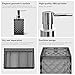 Seeatoo Bathroom Accessory Set, 4 PCS Grey Bathroom Accessories Set, Soap Dispenser and Toothbrush Holder Set, Soap Dish and Mouthwash Cup, Boho Bathroom Decor, Bathroom Sets Accessories