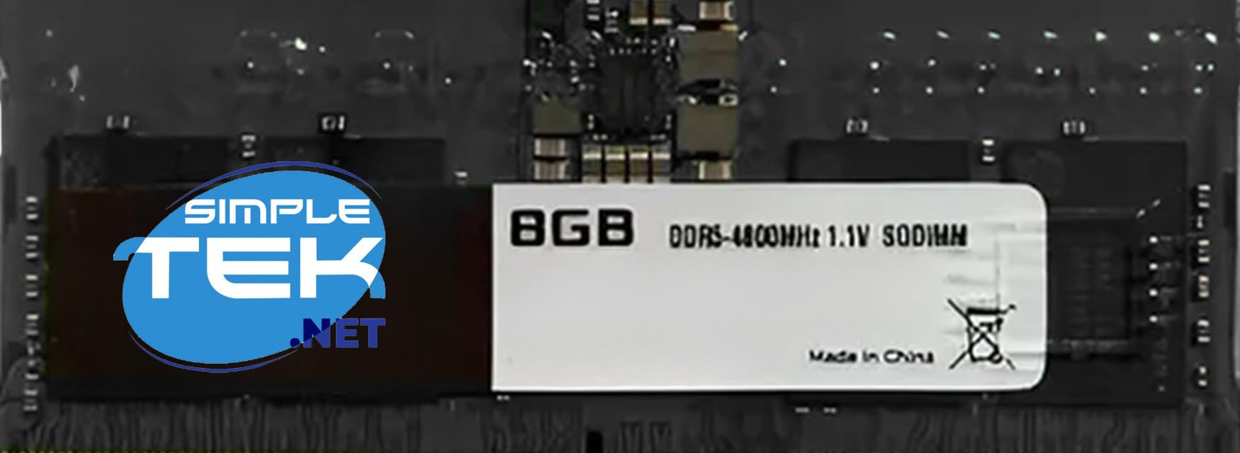 SIMPLETEK - Moduł pamięci RAM DDR4 8 GB 2666 MHz SO-DIMM do notebooka AIO Laptop PC4-21300 DDR4-2666