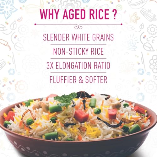 Image of India Gate Feast Rozana Basmati Rice 5Kg (Pack of 2)
