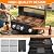 SKOK 3 Burner Gas Griddle- 23.3 Inch Outdoor Propane Griddle-30000 BTU Propane Fuelled, Portable Flat Top Gas Grill Camping Griddle Station for Kitchen, BBQ, Camping Tailgating
