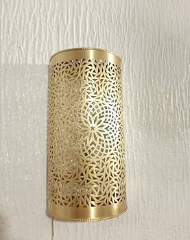 工芸品 Moroocan Wall Lump Moroccan Wall Sconce, Plug in Wall Lamp, Wall Mounted Lights