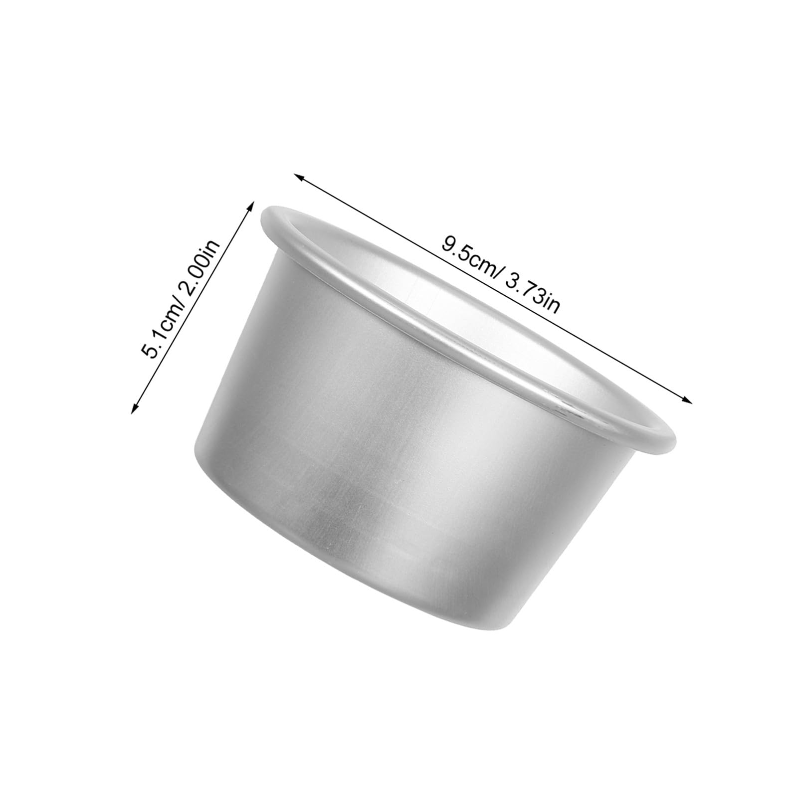 Ciieeo Molde redondo de aluminio para 12 tartas, moldes para hornear, para tarta de queso, utensilios antiadherentes para hornear en Navidad, bodas, cumpleaños y fiestas.
