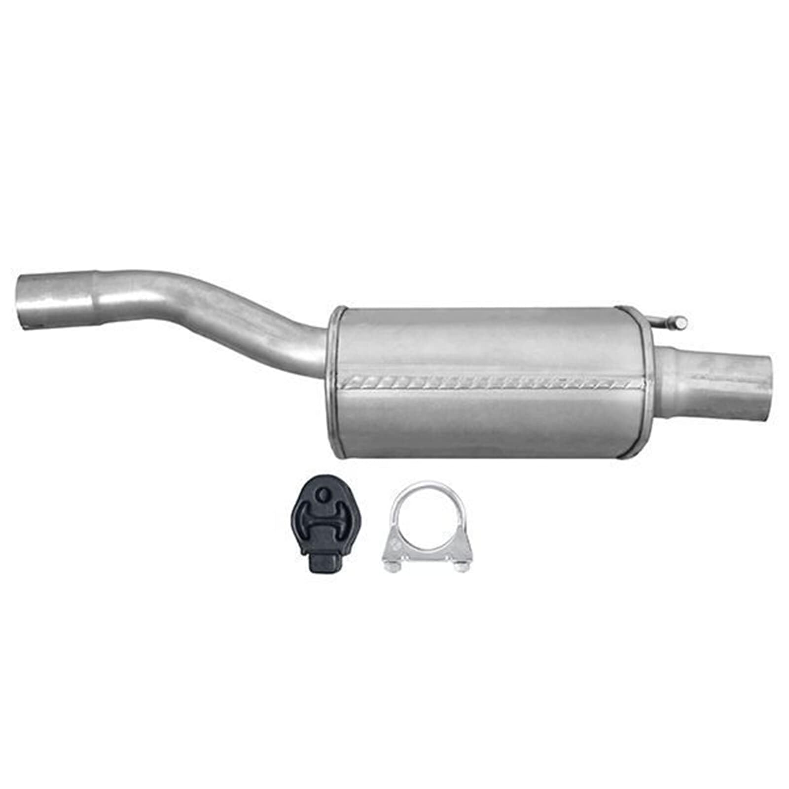HELLA 8LD 366 030-271 Tłumik końcowy - Easy2Fit® Kit - z tyłu - jednoczęściowy - Komplet z elementami do montażu