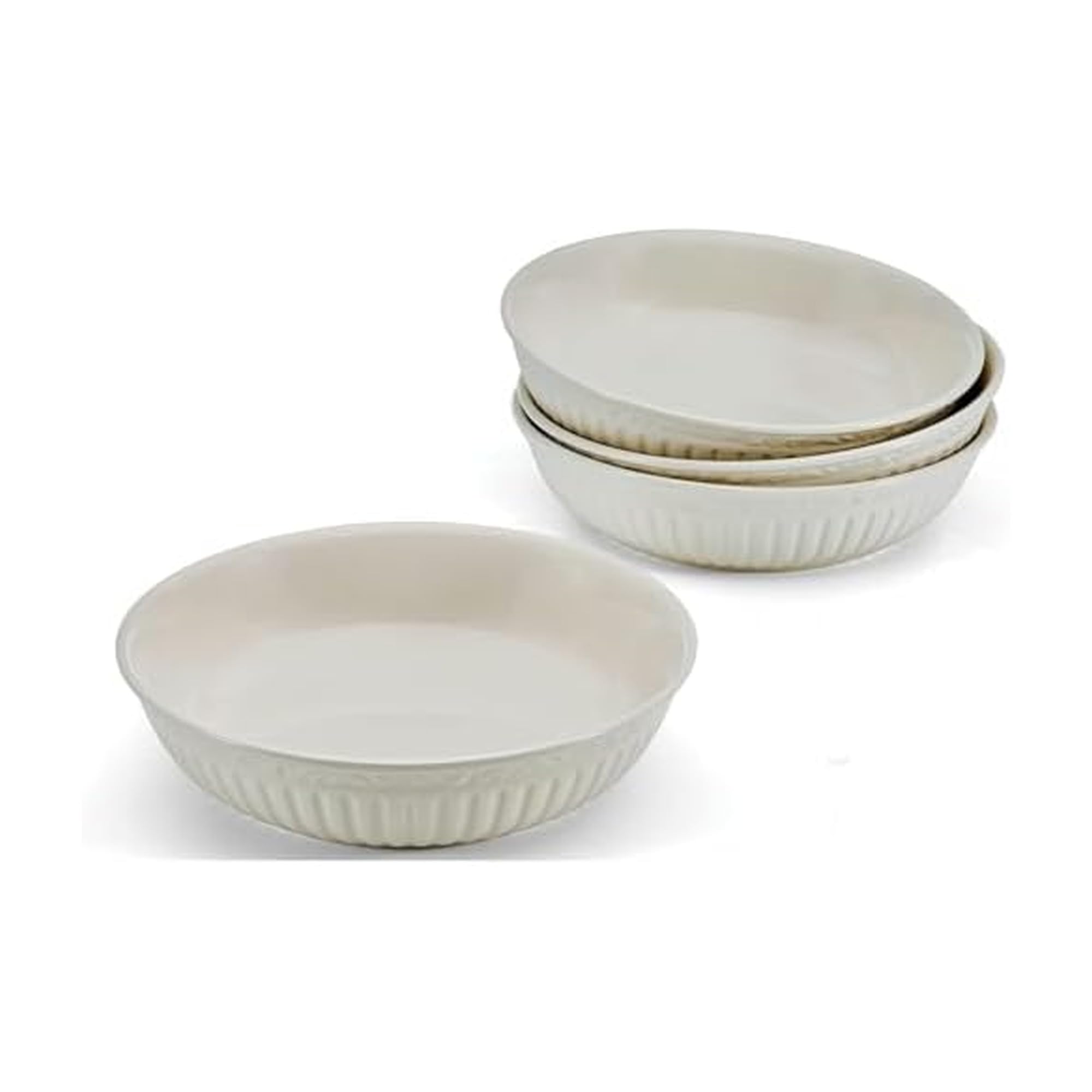 カネヨシ　ヒース4枚 - Rim Line Pasta Bowl ヒースセラミック(Heath) 4枚 - Rim Line Pasta Bowl ヒース