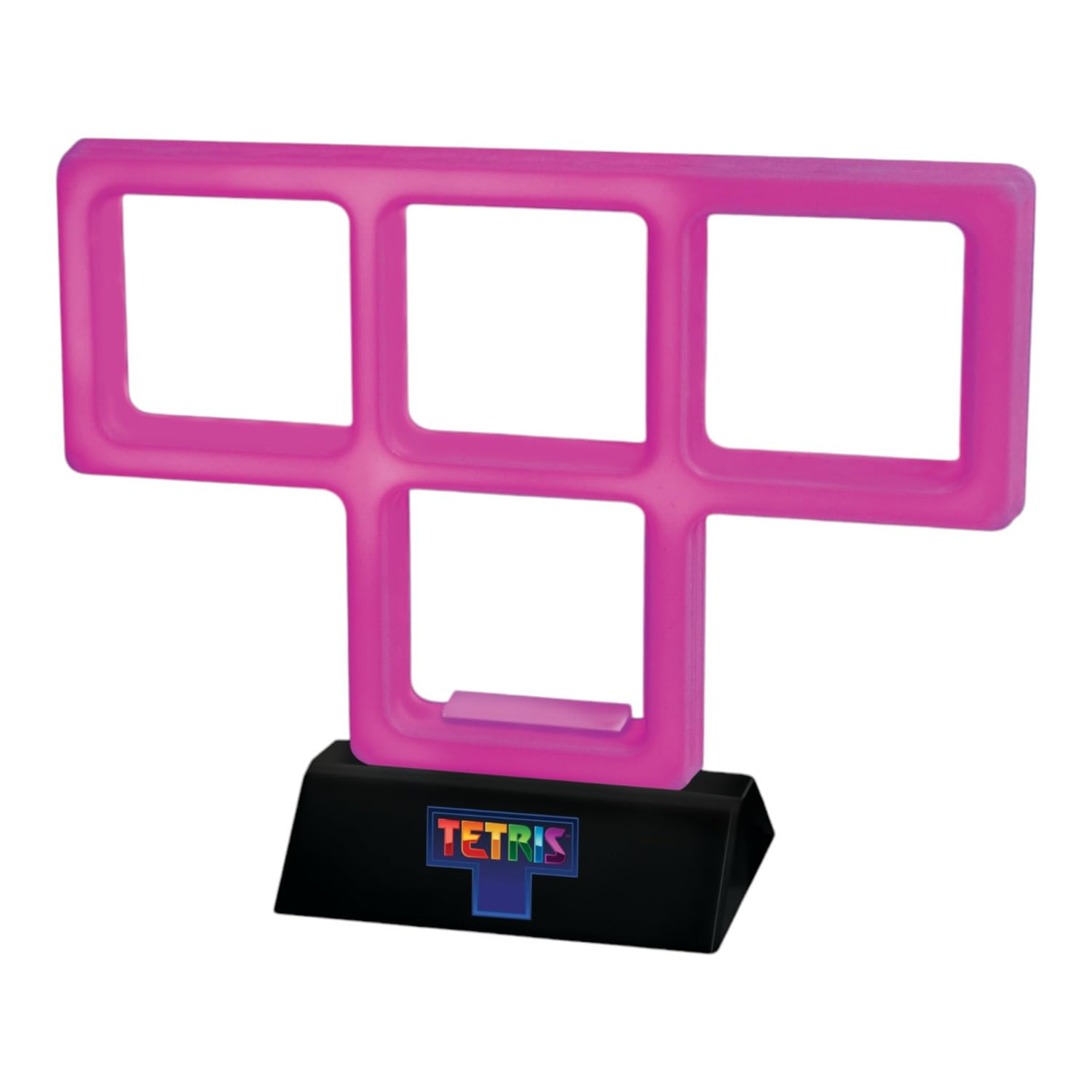 Fizz Creations Tetris Purple T Tetrimino Neon Light. Retro Gaming Lamp Night Light| Officially Licensed | USB Powered | Colourful Bright Desk Lamp with Base or Wall Mount Option.