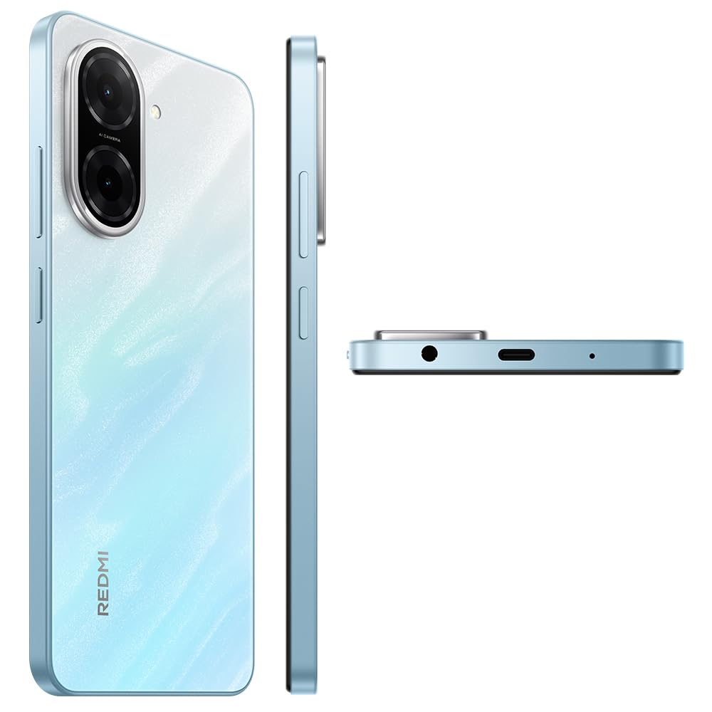 XIAOMI Redmi A5 Smartfon 6,88", 4 GB + 128 GB, Dual SIM, 4G, 5200 mAh, 15 W, niebieski (bez ładowarki)