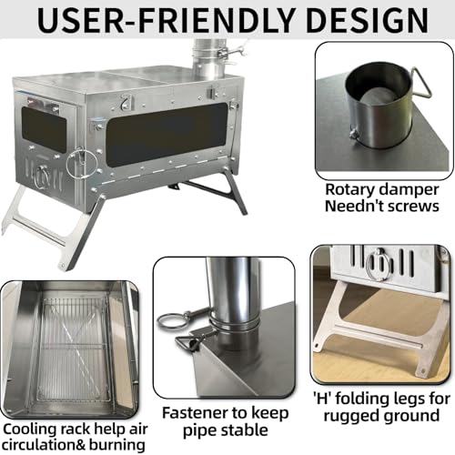 DANCHEL TSG PLUS Titanium Tent Stove