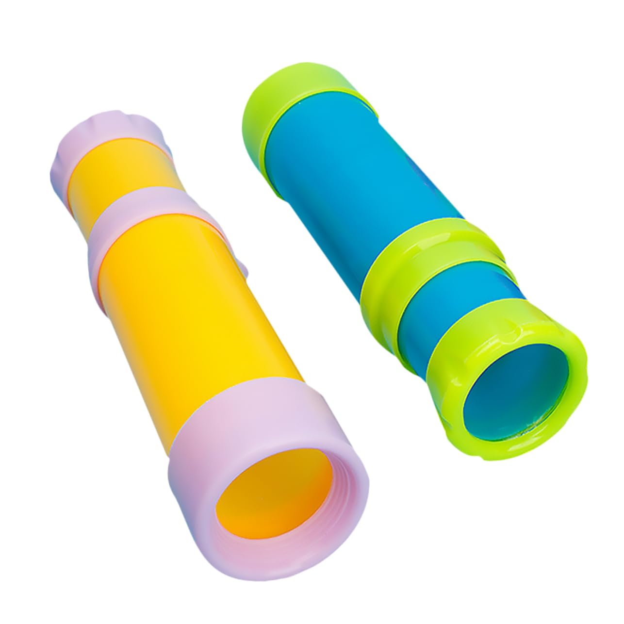 Toyvian 2Pcs Binoculars DIY Detachable Telescope Fun Props for Birthdays Engaging Design Safe